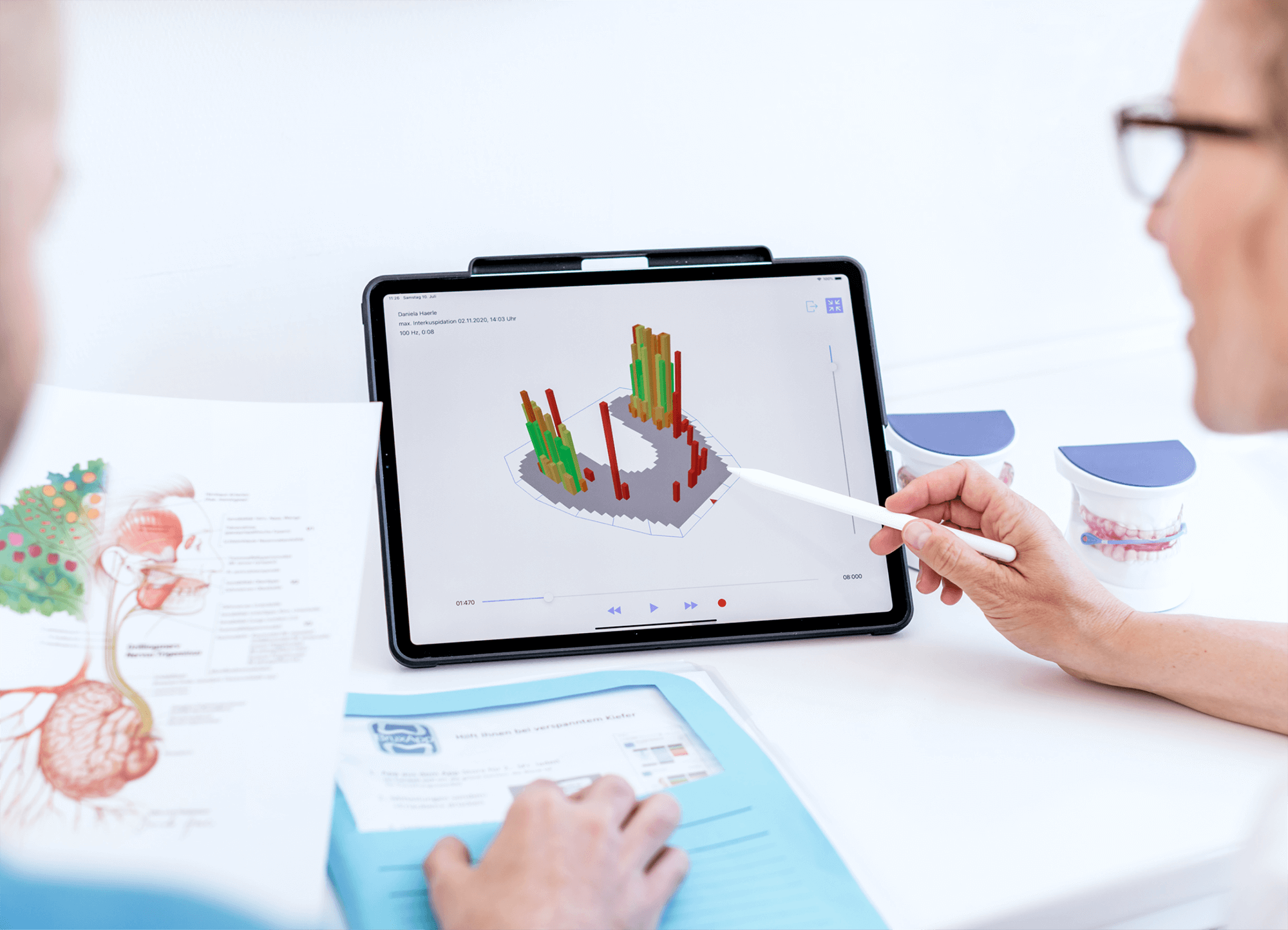 Besprechung mit iPad